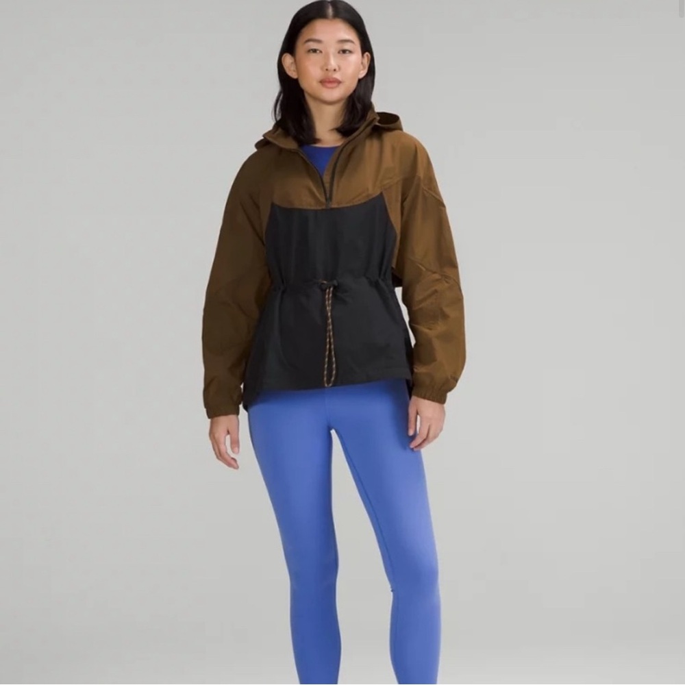 Lululemon Athletica Black and Tan Utility Jacket